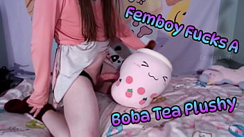 Femboy Fucks A Boba Tea Plushy Trailer Wow This Plushy Sure Squishes Quite A Lot Due To Compression thumbnail