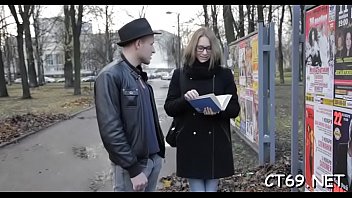 Successful pickup session results with a vehement wild sex