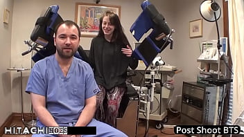 Human guinea pig gets mandatory hitachi orgasms from doctor tampa lainey