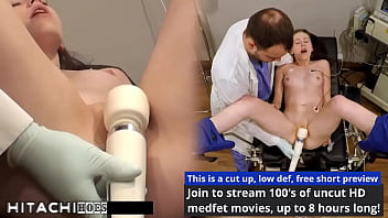 Human guinea pig gets mandatory hitachi orgasms from doctor tampa lainey