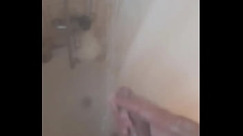 Masturbating in the shower