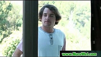 Nuru massage asian banged after blowjob in the bath 13