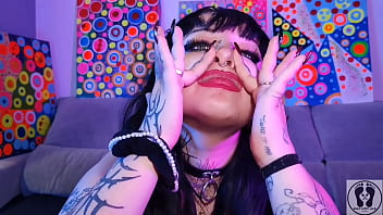 Nose fetish deedeelove gothic beauty girl