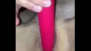 Milf fucking with vibrator