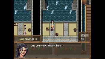 A claire plays claires a porn game lets play our first nunly duties include a gangbang with dudes and a horny nymph