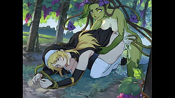 A claire plays claires a porn game lets play our first nunly duties include a gangbang with dudes and a horny nymph