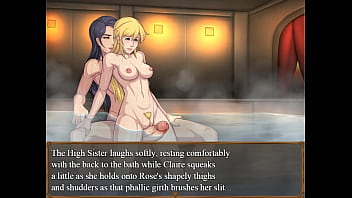 A claire plays claires a porn game lets play our first nunly duties include a gangbang with dudes and a horny nymph