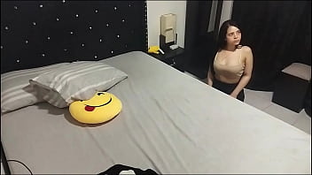 Doing cardio with my step cousin after the gym