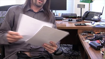 Alisha adams redhead with big tits gives hand job with cum shot