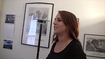 Alisha adams redhead with big tits gives hand job with cum shot