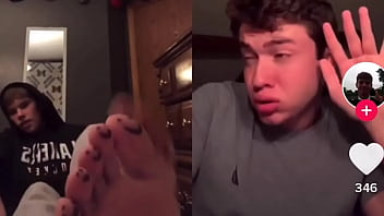 *repost without the crop horny for tiktok guys feet watch this
