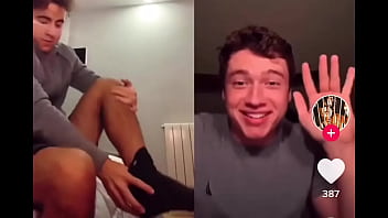 *repost without the crop horny for tiktok guys feet watch this