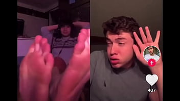 *repost without the crop horny for tiktok guys feet watch this