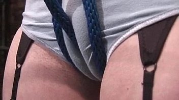 Weird redhead jayne gets tied and ass