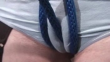 Weird redhead jayne gets tied and ass