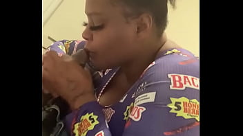 Slob and wet the dick