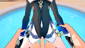 Cipher and firefly take in so much cum in their pussies honkai star rail