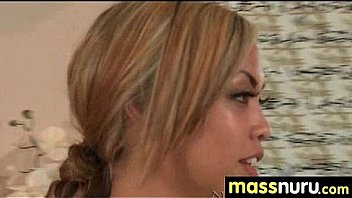 Japanese masseuse gives a full service massage 14