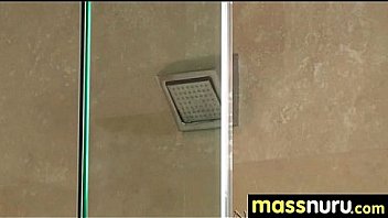 Japanese masseuse gives a full service massage 14