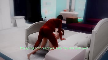 Woman gets rammed by bbc