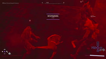 Batgirl falls to her knees