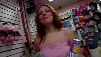 Redhead milf with a perfect body gets her tight pussy hammered