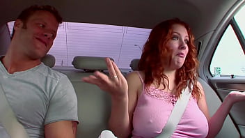 Redhead milf with a perfect body gets her tight pussy hammered