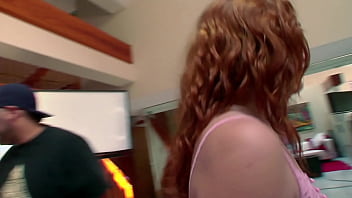 Redhead milf with a perfect body gets her tight pussy hammered