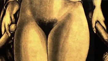 Retro erotic drawings