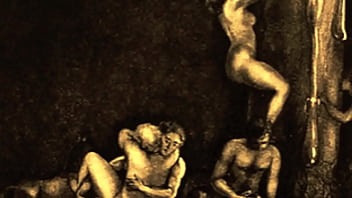 Retro erotic drawings