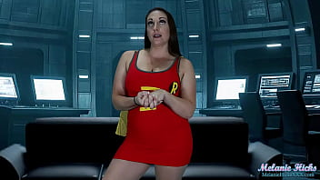 Robin’s secret superheroine masturbation in the batcave milf edition