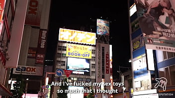 Here's the hot teaser from my latest video vlogging and shopping around tokyo's giant crazy sex shops plus toy testing
