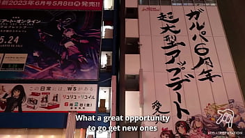 Here's the hot teaser from my latest video vlogging and shopping around tokyo's giant crazy sex shops plus toy testing