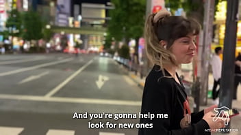 Here's the hot teaser from my latest video vlogging and shopping around tokyo's giant crazy sex shops plus toy testing