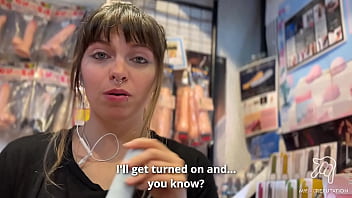 Here's the hot teaser from my latest video vlogging and shopping around tokyo's giant crazy sex shops plus toy testing