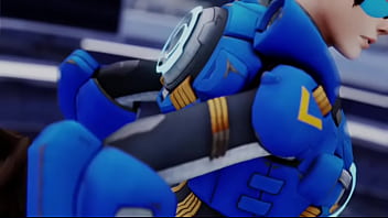 Overwatch multiple tracer's selfcest ass worship