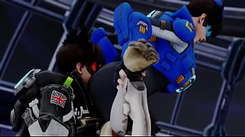Overwatch multiple tracer's selfcest ass worship
