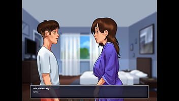 Let's play summertime saga sex with debbie in the bedroom