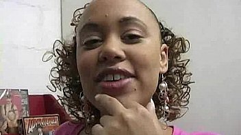 Incredible ebony teen blowjob gloryhole audition 8