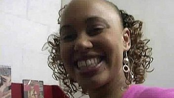 Incredible ebony teen blowjob gloryhole audition 8