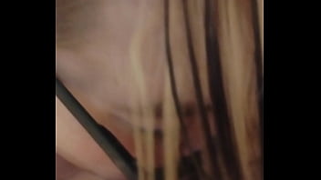 Oops my voice is to loud she blows me away again pornnapplepie deepthroats in sexy glasses on her knees