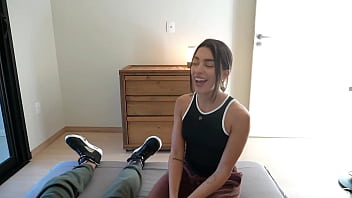 My stepsister helps me relax before sex tutorial part 3