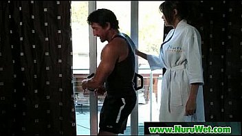 Nuru massage wet handjob and b blowjob sex 21
