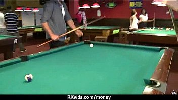 Sexy teen nails her butt on hard dick for cash 3