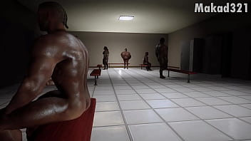 Big black cock slut mrs cockers gets fucked at the pool