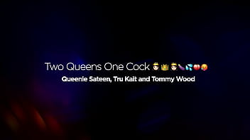 Curvy brunettes with nice bodies sharing huge cock