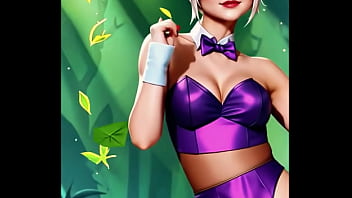 Riven Trades Her Broken Blade For A Daring Bunny Outfit Purple Silk Glowing Under The Forest Light The Exile Has Never Looked So Dangerous thumbnail