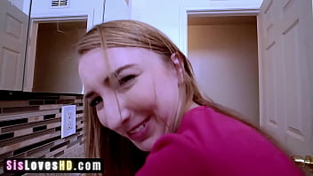 Hooked on bro's suck session explodes into sofa slam