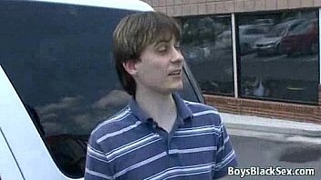 Black Boy And White Guy In Interracial Gay Scene 12 thumbnail