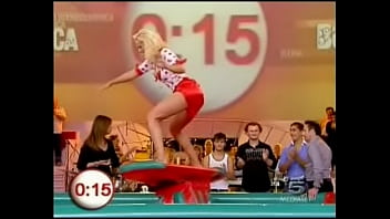 A blonde italian celeb is doing some indoor surfing for a tv show in a miniskirt it was always clear there was be the inevitable upskirt oops fun A blonde italian celeb is doing some indoor surfing for a tv show in a miniskirt it was always clear there was be the inevitable upskirt oops fun